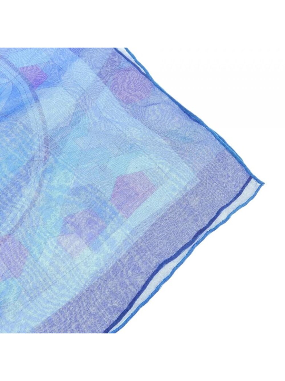 Hermes Stole Scarf Blue - Picture 2 of 4